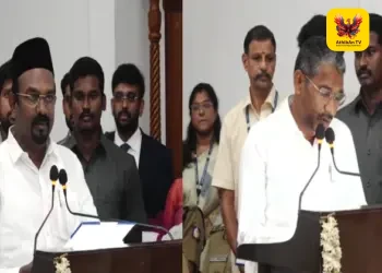 சென்னை மக்கள் பவனில் புதிய அமைச்சர்கள் பதவியேற்பு விழா: ஷாஜகான், வன்னியரசு பொறுப்பேற்பு – தவெக கூட்டணி